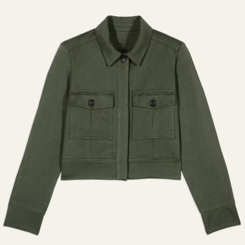 NWT Ba&sh Cropped Cargo Jacket